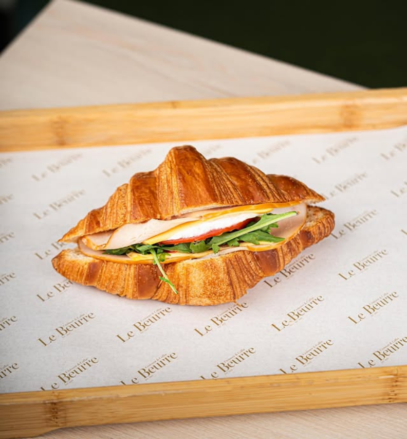 Croissant sandwich